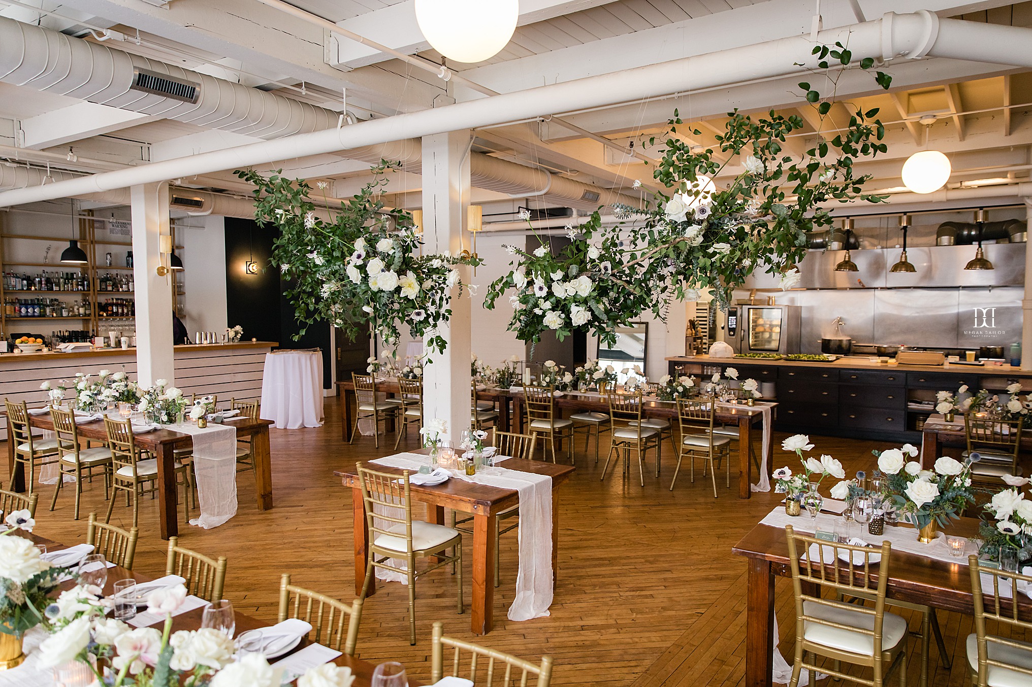 jackrabbit club floral installation