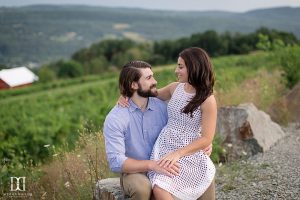 finger lakes engagement photos