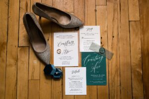 jackrabbit club wedding invitation details shoes