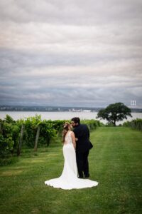 Ventosa wedding photos with dramatic clouds